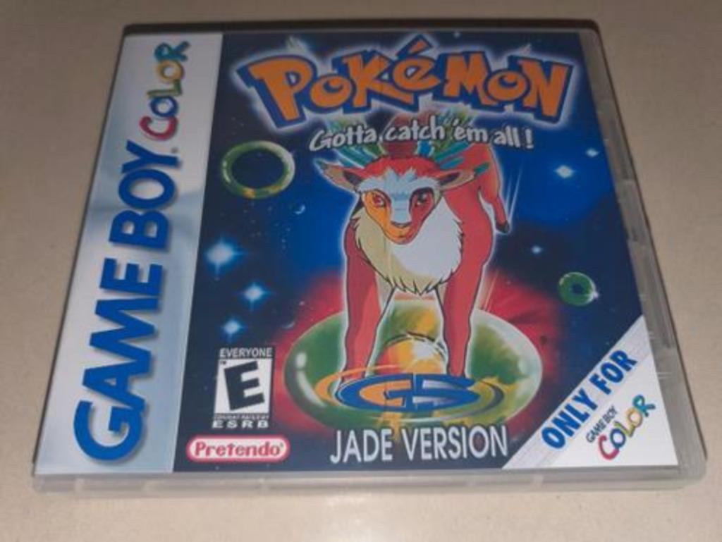 Pokemon Jade Version Game Boy Color GBC Game Case, Games en Spelcomputers, Games | Nintendo Game Boy, Verzenden, Zo goed als nieuw