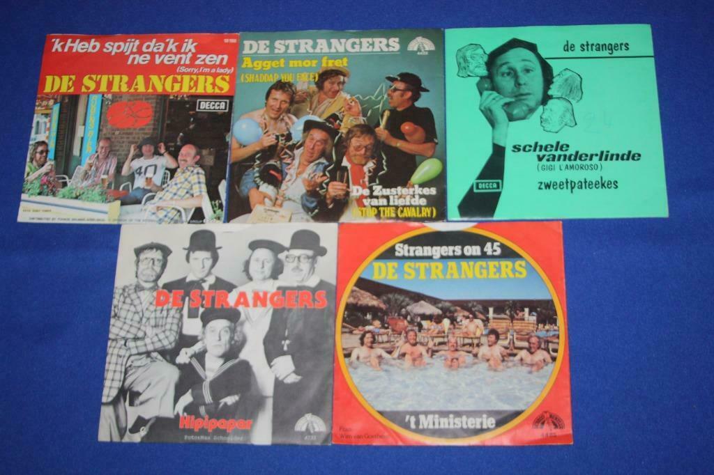 5 singles van De Strangers ( Nederlands ), Cd's en Dvd's, Vinyl Singles, Single, Nederlandstalig, 7 inch, Ophalen of Verzenden