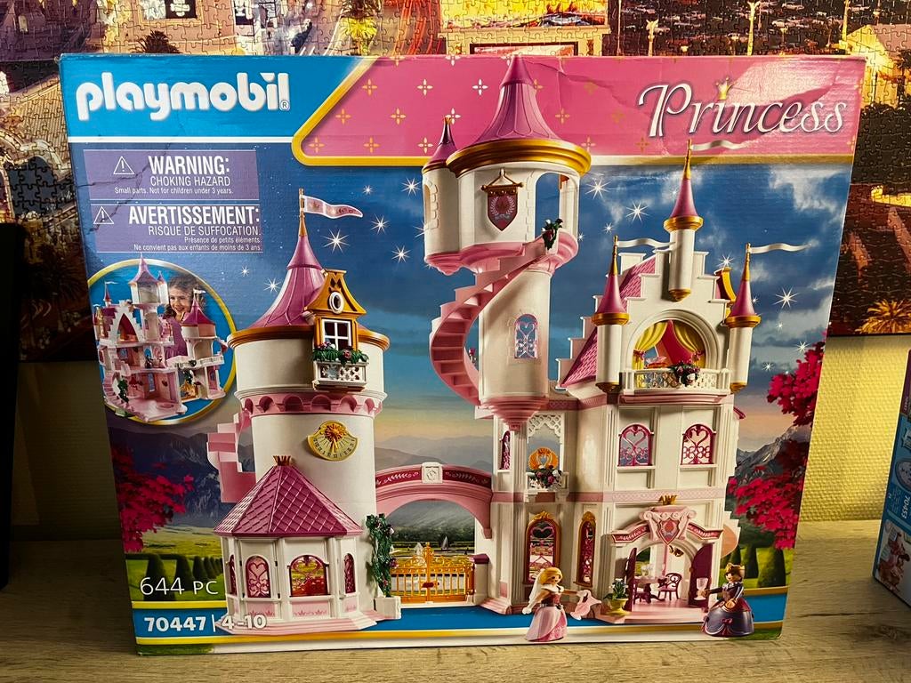 Playmobil Groot Prinsessenkasteel (70447), Kinderen en Baby's, Speelgoed | Playmobil, Ophalen, Zo goed als nieuw, Complete set