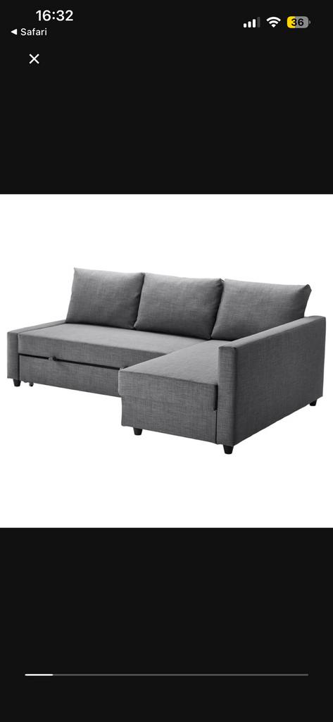 Frites Ikea, Maison & Meubles, Gris, Queen size, Enlèvement, 220 cm