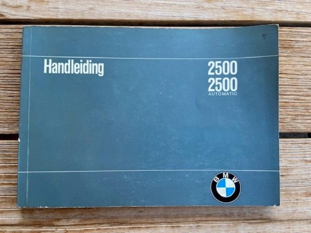 BMW 2500/2500 Automatic handleiding, Ophalen of Verzenden, Gebruikt, BMW