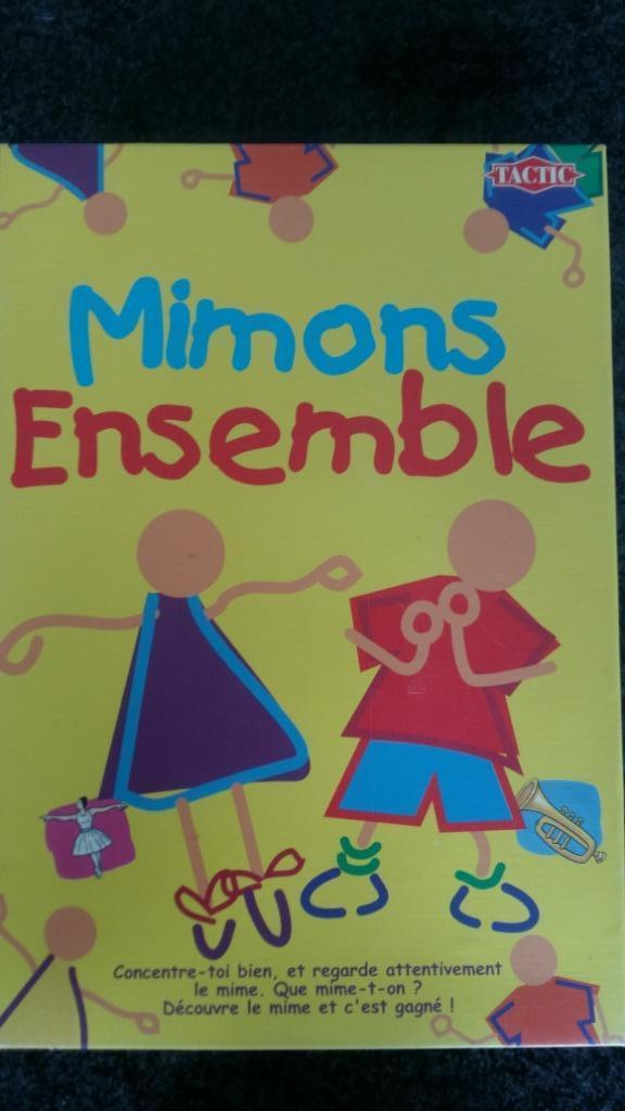 Jeu de société | Mimons Ensemble | 5 ans et +, Trois ou quatre joueurs, Enlèvement ou Envoi, Comme neuf, Tactic