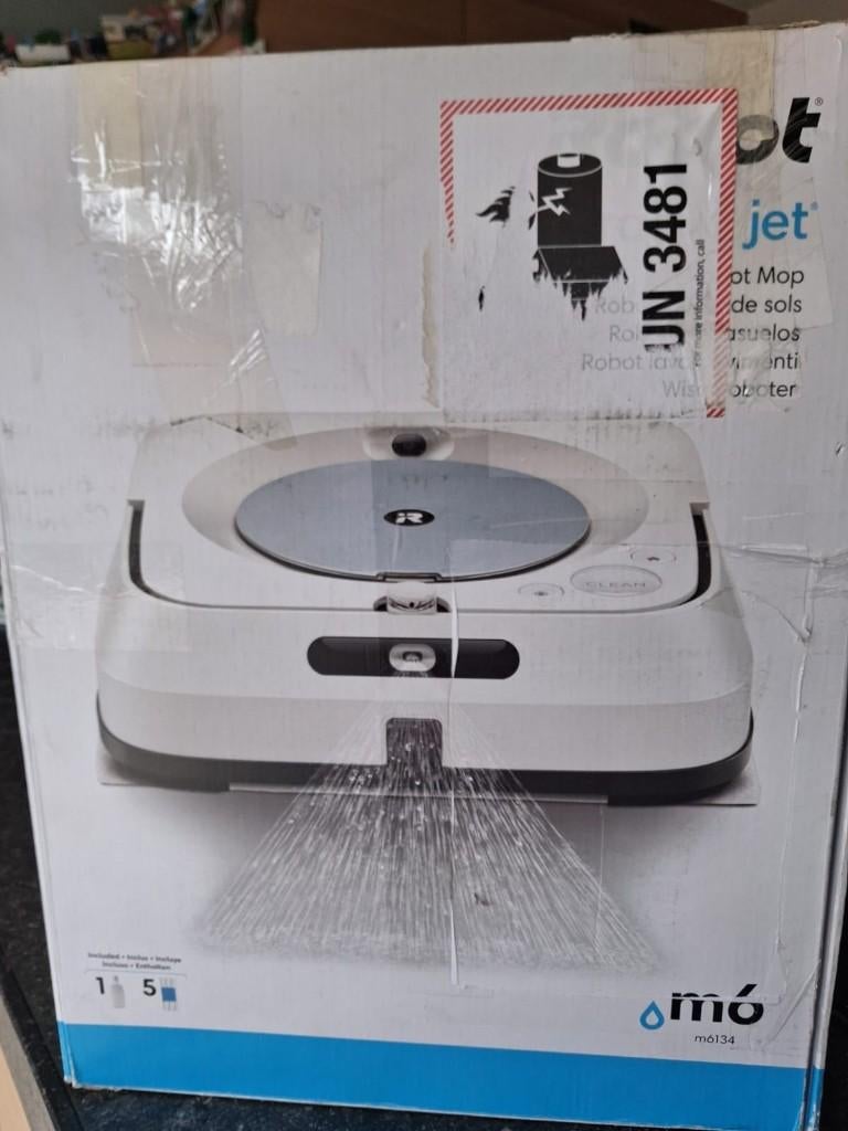 iRobot Braava jet m6 (6134) — Zo goed als nieuw, Electroménager, Enlèvement ou Envoi, Comme neuf, Aspirateur robot