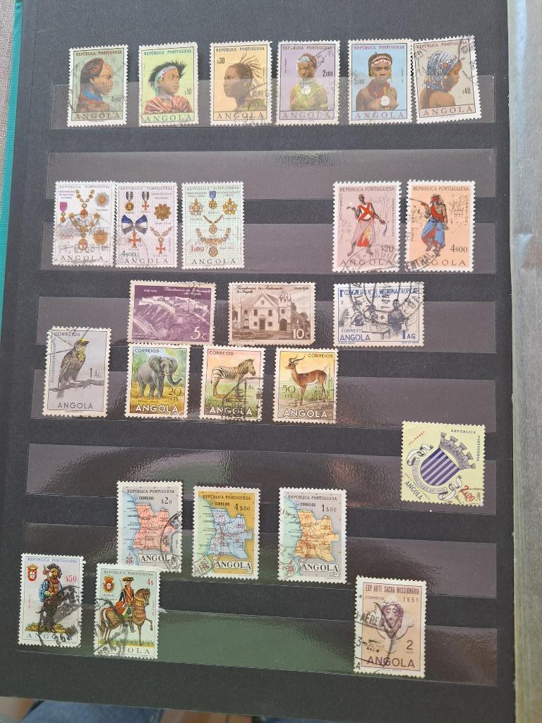 Angola-postzegels, Ophalen of Verzenden, Gestempeld