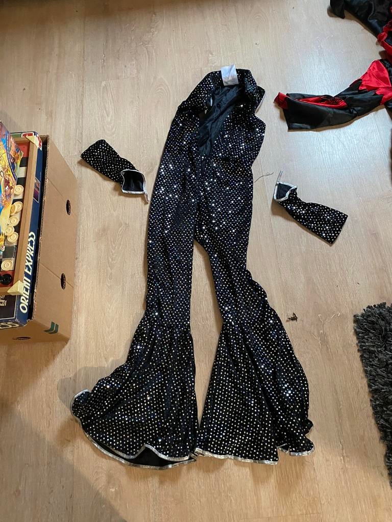 Prinssesenkleed heksenkleed flamencakleed, Kinderen en Baby's, Carnavalskleding en Verkleedspullen, Ophalen, Zo goed als nieuw