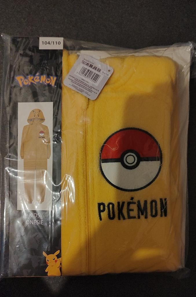 Onesie Pokemon, maat 104/110 (nieuw), Kinderen en Baby's, Kinderkleding | Maat 104, Nieuw, Jongen of Meisje, Nacht- of Onderkleding