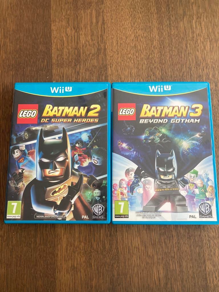 Wiiu lego 2 games Batman 2 en 3, Ophalen of Verzenden, Zo goed als nieuw