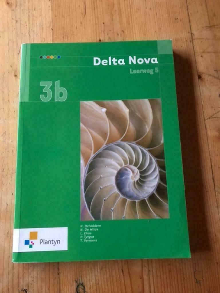 Boek Wiskunde Delta Nova 3b  Leerweg 5, ASO, Wiskunde A, Plantyn, Ophalen of Verzenden