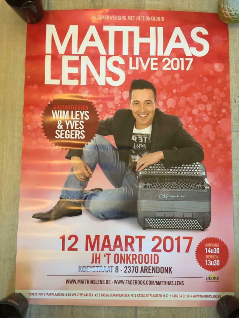 Poster Matthias Lens 2017, Enlèvement ou Envoi, Rectangulaire vertical, Musique