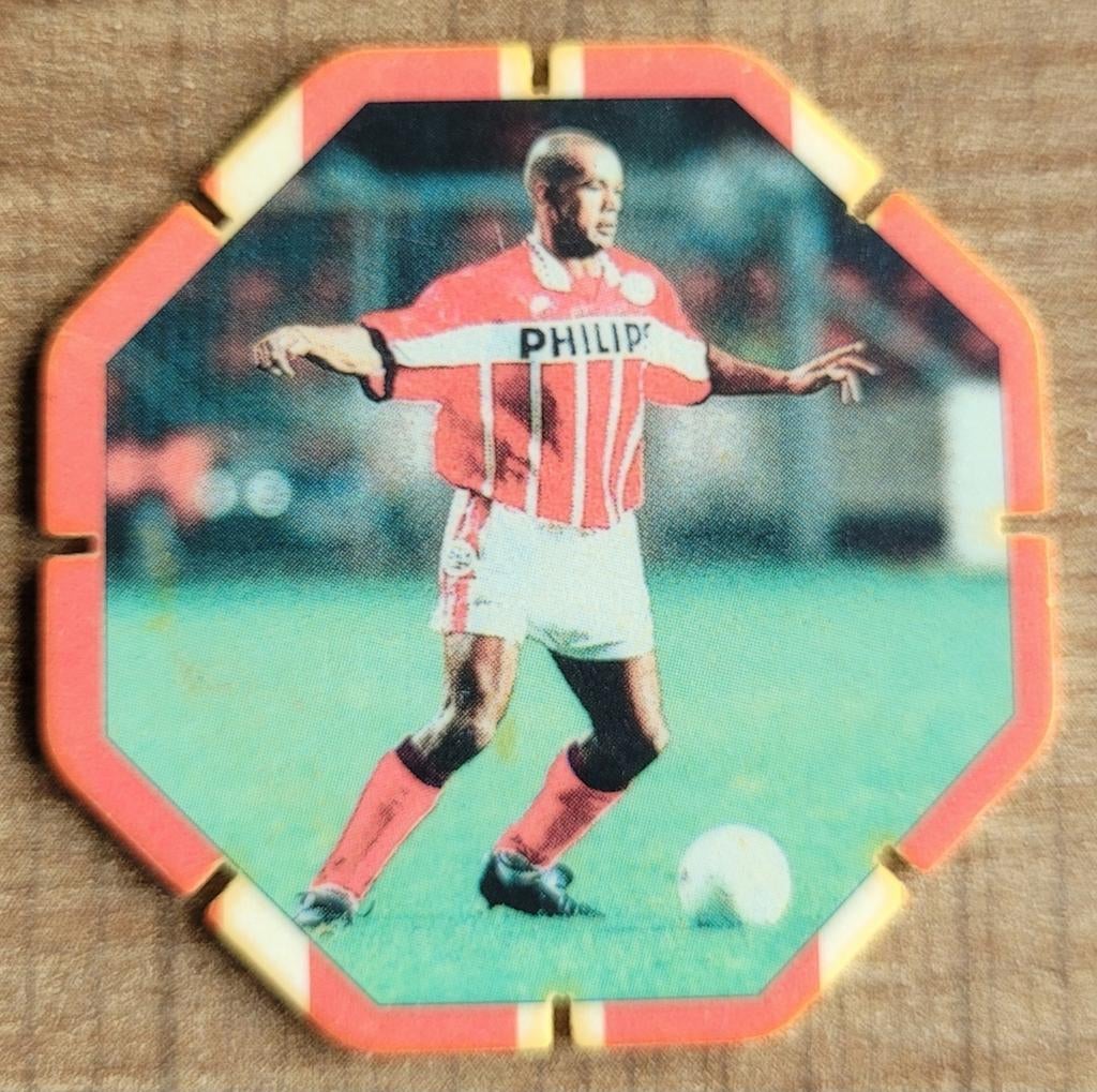 Verzamelplaatje voetballer Marciano Vink (PSV jaren '90), Ophalen of Verzenden, Gebruikt, Poster, Plaatje of Sticker