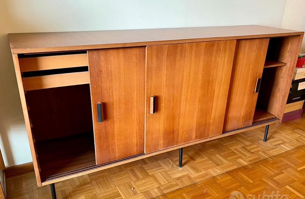 Buffet vintage de Leonardo Fiori pour Isa Bergam, Italie, Enlèvement ou Envoi