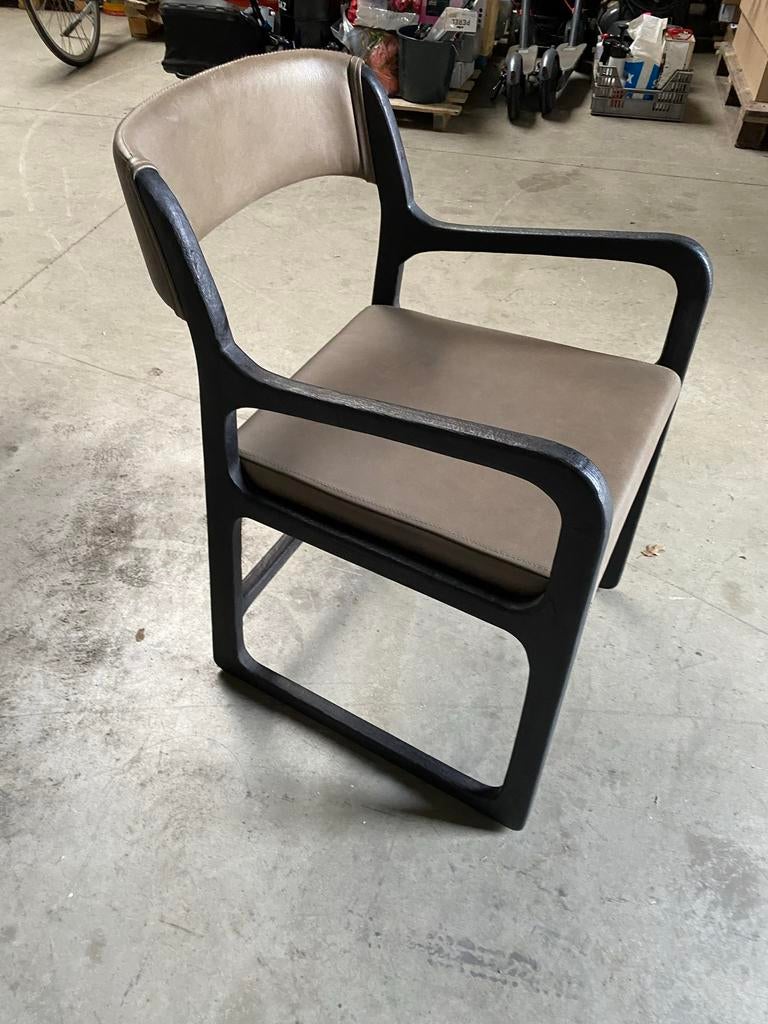 Set van 6 eetkamerstoelen, Huis en Inrichting, Stoelen, Ophalen, Zwart, Nieuw, Vijf, Zes of meer stoelen
