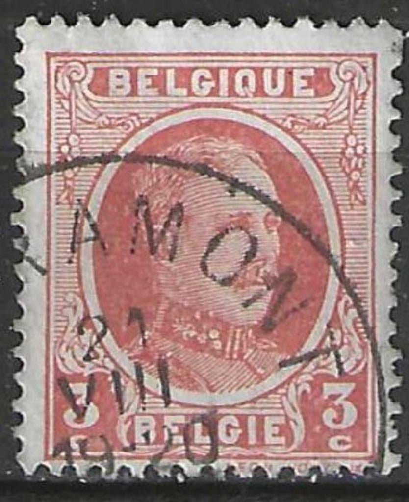 Belgie 1921/1927 - Yvert/OBP 192 - Koning Albert I. (ST), Verzenden, Gestempeld, Gestempeld, Koninklijk huis