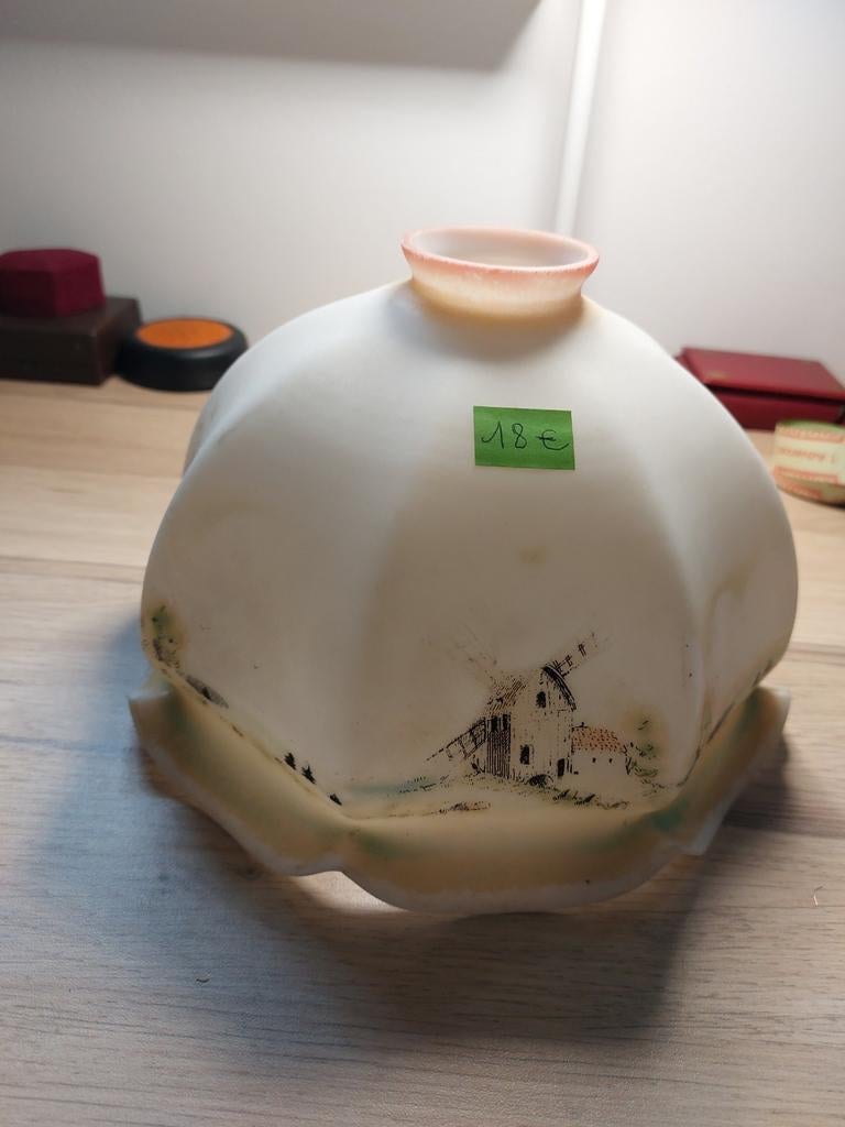 Verlichting ophalen of melkglas., Enlèvement