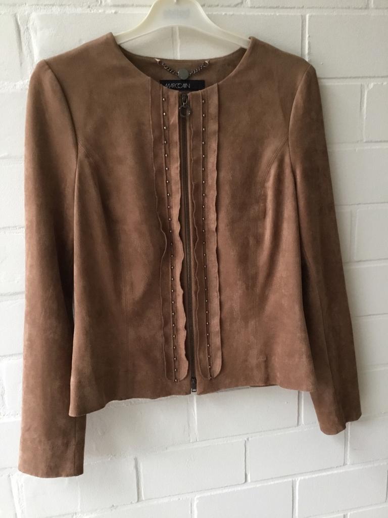 Jacket MARC CAIN, Maat 38/40 (M), Bruin, Ophalen of Verzenden, Zo goed als nieuw