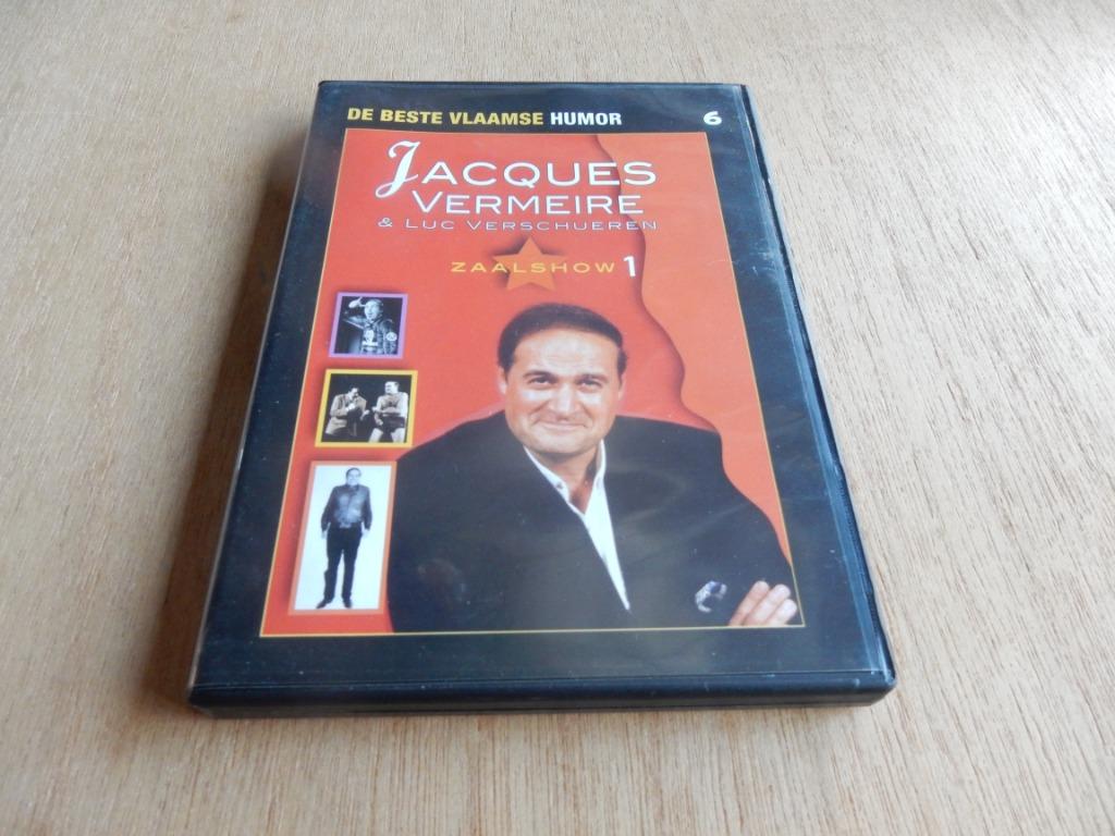 nr.1532- Dvd: Jacques Vermeire zaalshow 1 - humor, Ophalen of Verzenden, Zo goed als nieuw, Stand-up of Theatershow