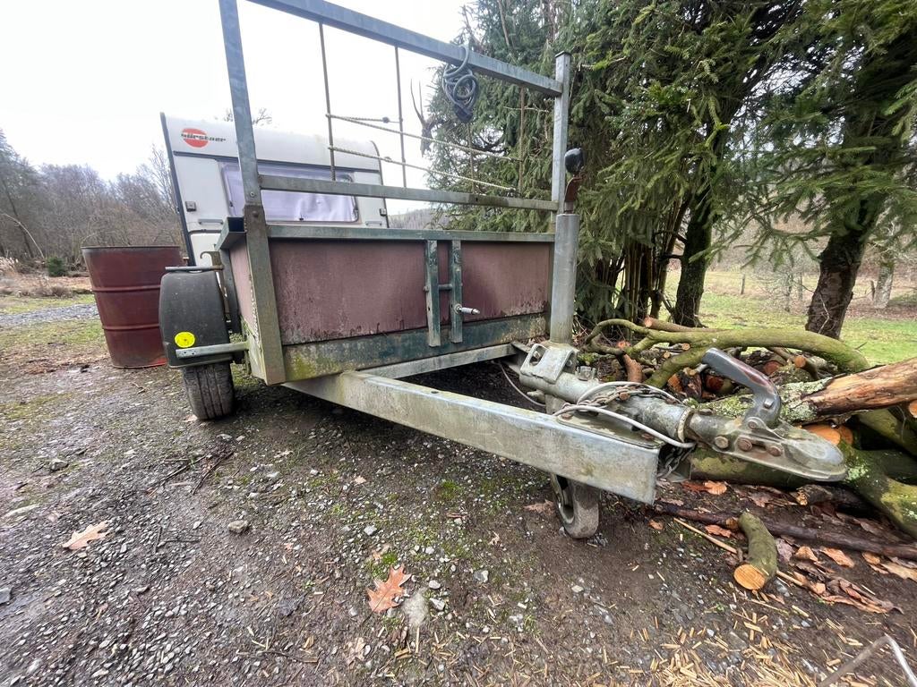 Remorque 750kg très solide, Enlèvement, Utilisé