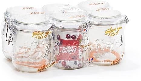 Le Parfait | Super Weckpotten | 6 stuks | GRATIS LEVERING, -, Verzenden, Pot, Bus of Blik, Nieuw