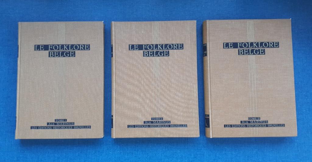 Belgische Folklore - Deel 1;2;3, Boeken, Ophalen of Verzenden, Gelezen, Albert Marinus