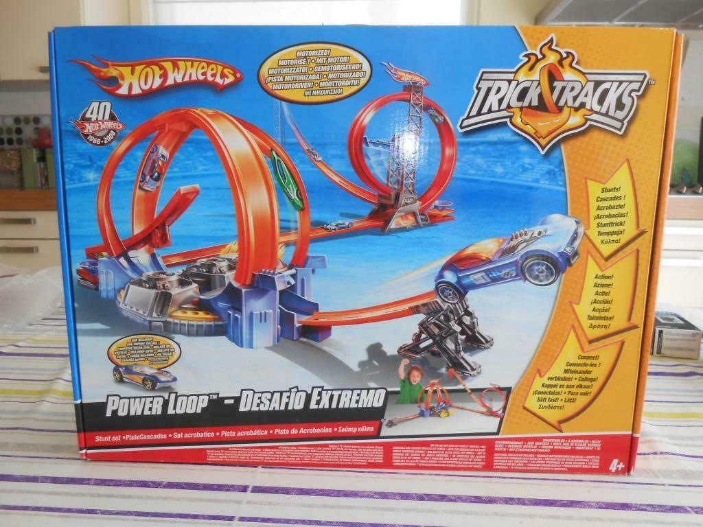 Hot Wheels Trick Tracks Power Loop, Kinderen en Baby's, Speelgoed | Racebanen, Nieuw, Racebaan, Overige aandrijving, Hot Wheels