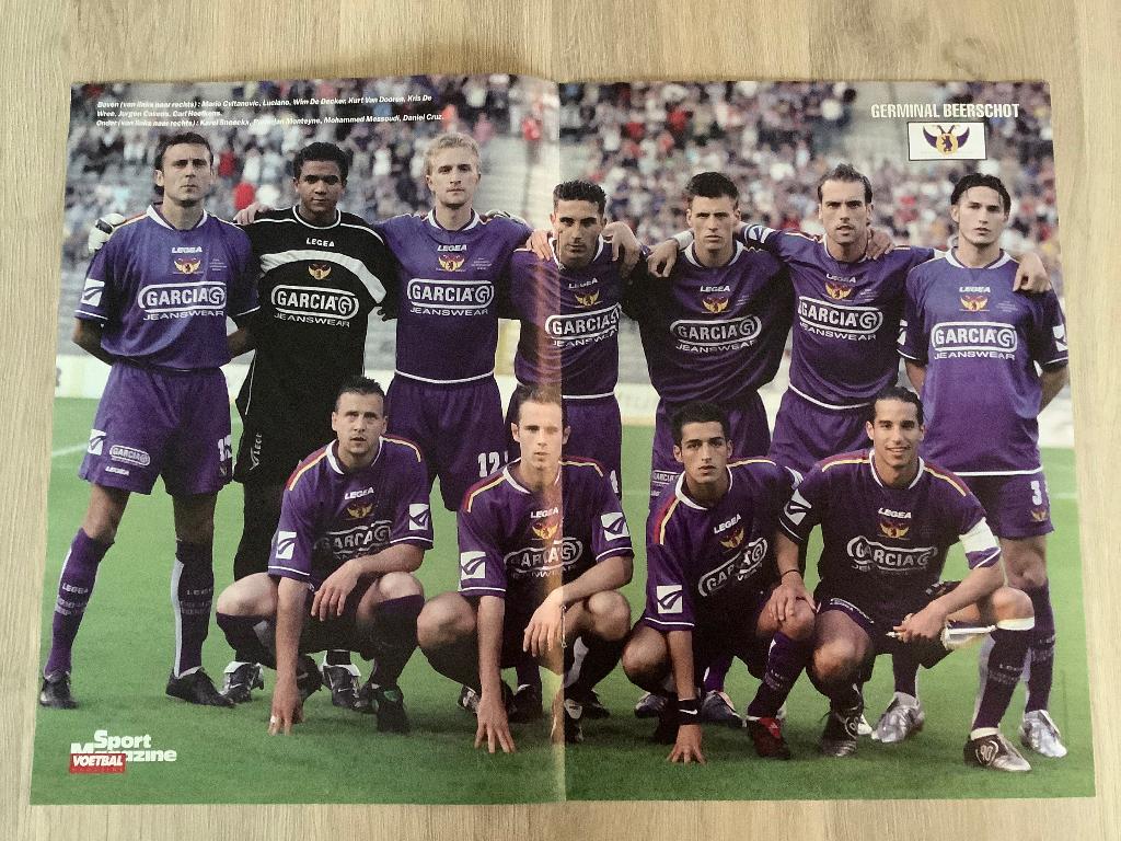 Poster Germinal Beerschot Antwerpen, Ophalen of Verzenden, Zo goed als nieuw, Poster, Plaatje of Sticker