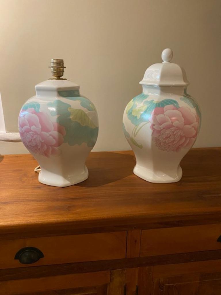 Set vaas en dressoirlamp Hutschenreuther, Ophalen