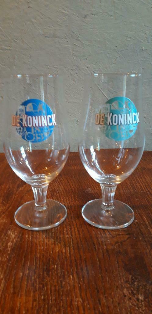 De Koninck bierglazen, Verzamelen, Ophalen of Verzenden, Zo goed als nieuw, De Koninck