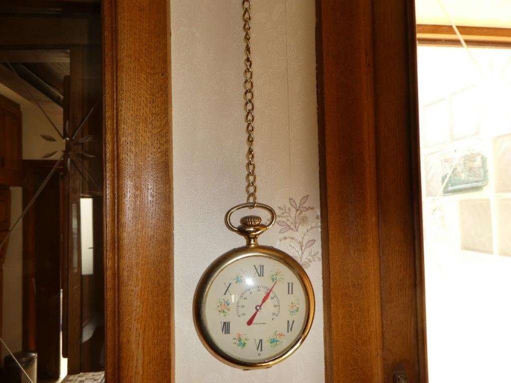 oude thermometer in koper.prijsdaling., Ophalen