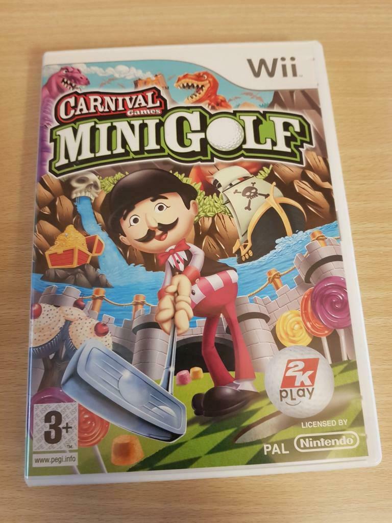 wii carnaval games minigolf 3+ nintendo, 3 joueurs ou plus, Utilisé, Sport