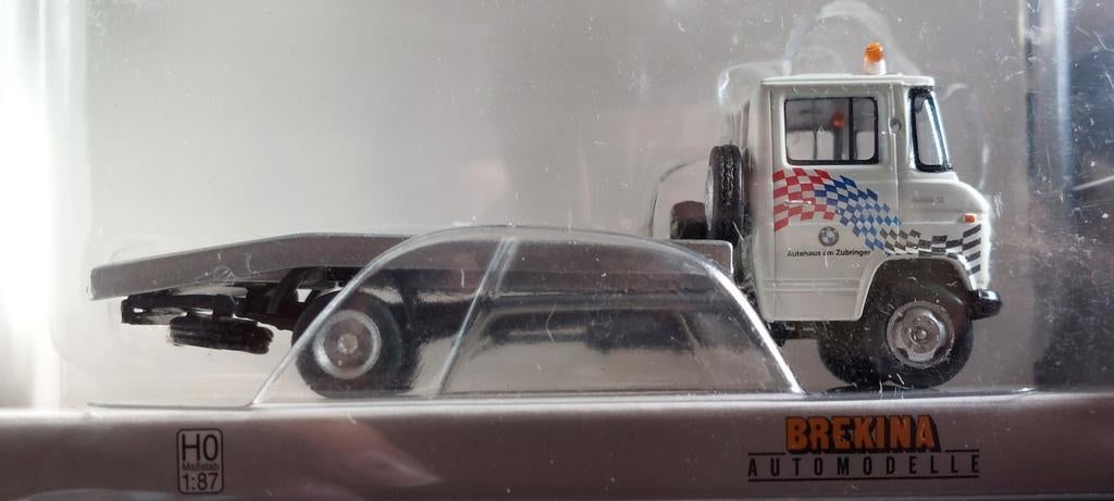 H0LK 0313 MERCEDES-BENZ AUTOAMBULANCE 1/87, Verzenden, Nieuw, Bus of Vrachtwagen, Brekina