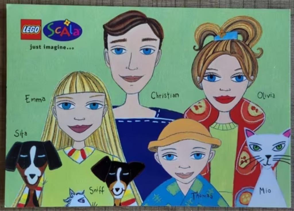 Lego: reclame-postkaart, Ophalen of Verzenden, Zo goed als nieuw, Overige typen