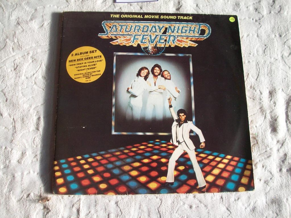 dubbel vinyl lp bee gees   (saterday night fiver, Ophalen of Verzenden, Zo goed als nieuw, 12 inch