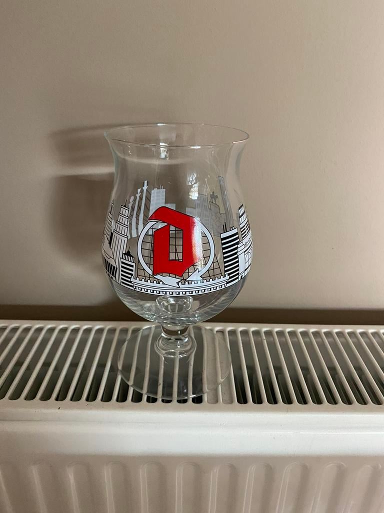 Duvel glas Kansas City, Verzamelen, Ophalen of Verzenden, Zo goed als nieuw