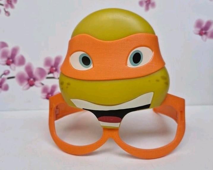 💚 Teenage Mutant Ninja Turtles Michelangelo Bril, Ophalen of Verzenden, Zo goed als nieuw, Jongen of Meisje