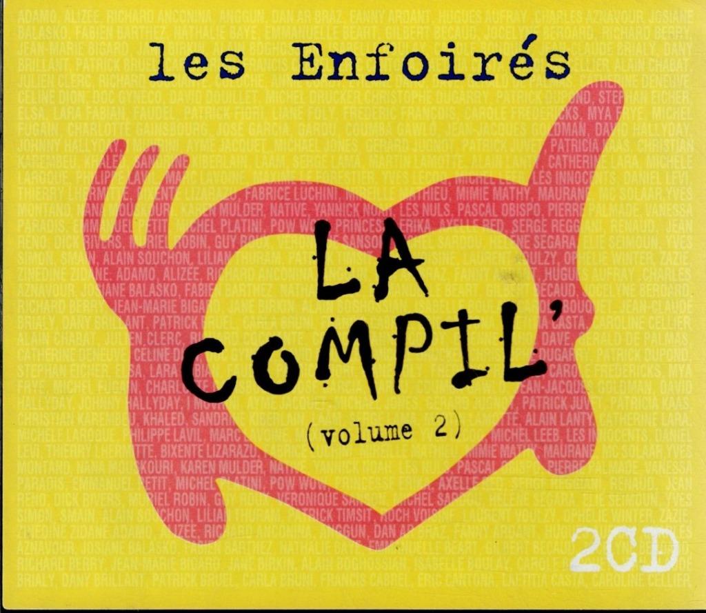 cd   /    Les Enfoirés – La Compil' (Volume 2), CD & DVD, Enlèvement ou Envoi