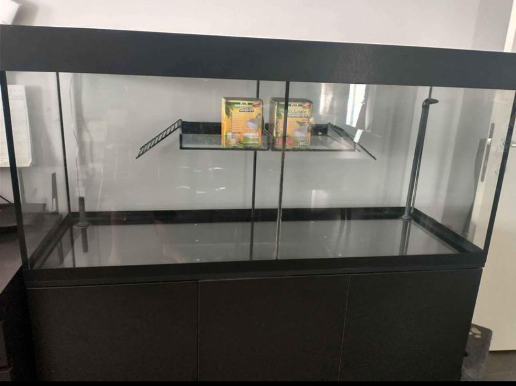 Aquarium schildpadden, Dieren en Toebehoren, Reptielen en Amfibieën | Toebehoren, Gebruikt, Terrarium of Paludarium, Ophalen