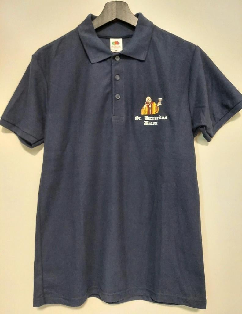 Donkerblauwe Polo - Sint-Bernardus Maat S, Enlèvement ou Envoi, Taille 46 (S) ou plus petite