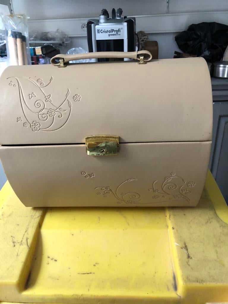 2 mooie vintage beautycase s, Enlèvement ou Envoi, Avec serrure