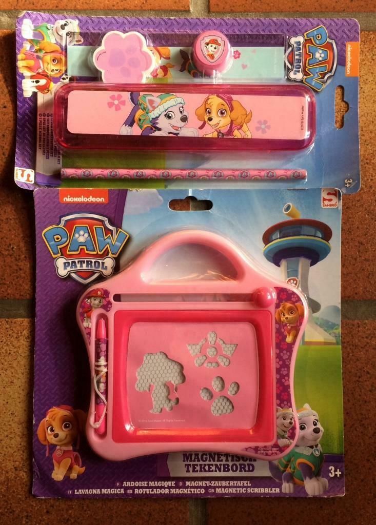 Paw Patrol schrijfgerei/Magnetisch tekenbord met balpen., Ophalen of Verzenden, Nieuw, Taal en Lezen