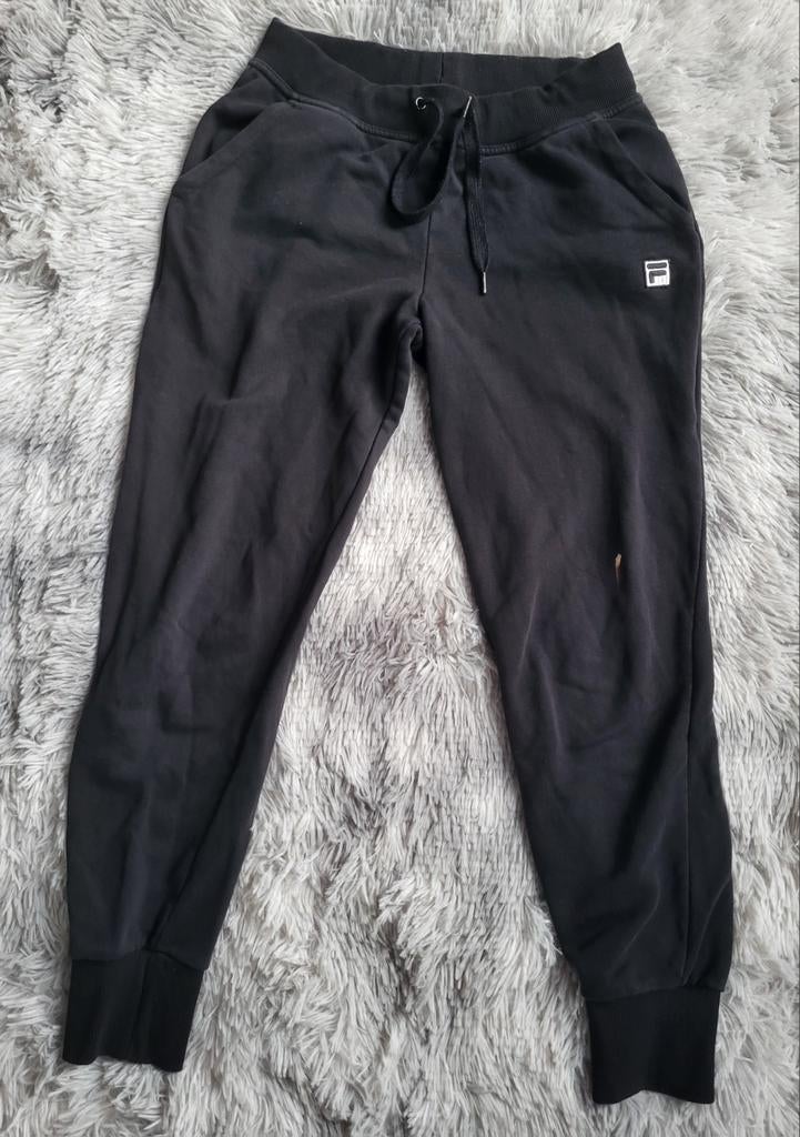 Zwarte joggingbroek Fila French Terry - Slim Fit - Maat S, Zwart, Overige typen, Ophalen of Verzenden, Maat 36 (S)