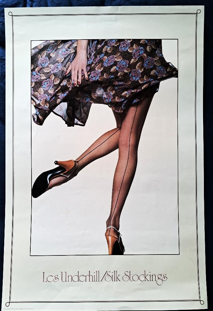 Les Underhill "Silk Stockings" Vintage Lithograph Poster USA, Ophalen