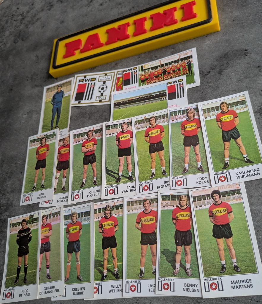 18x AUTOCOLLANTS PANINI FOOTBALL 76 RWDM 1976, Envoi