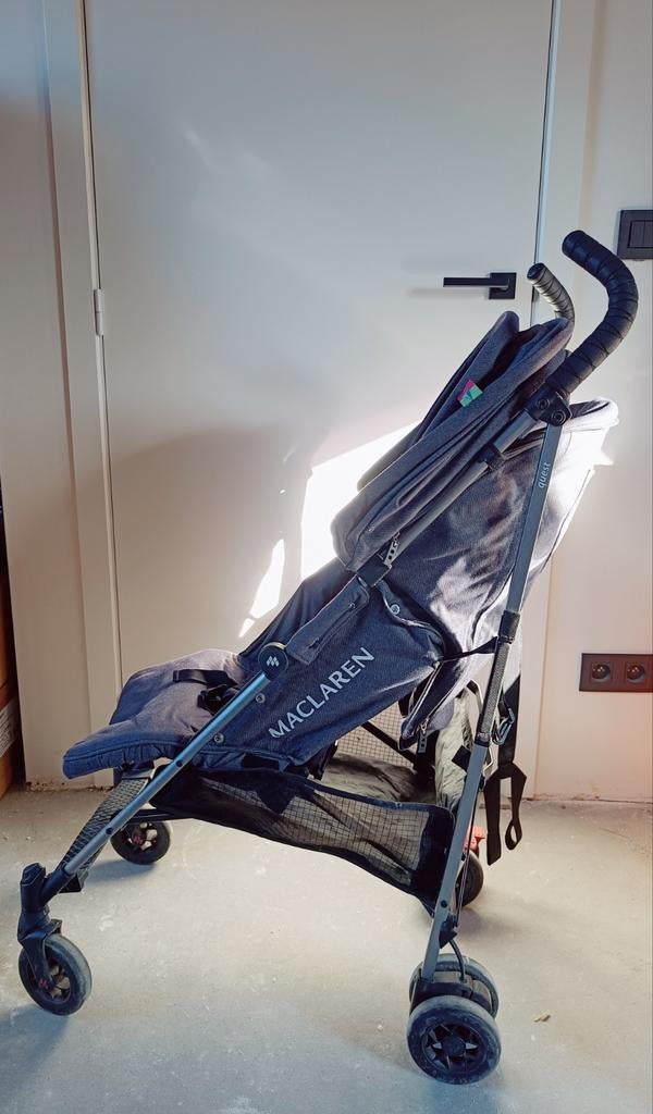 Maclaren Quest buggy (denim), Kinderen en Baby's, Buggy's, Ophalen, Maclaren