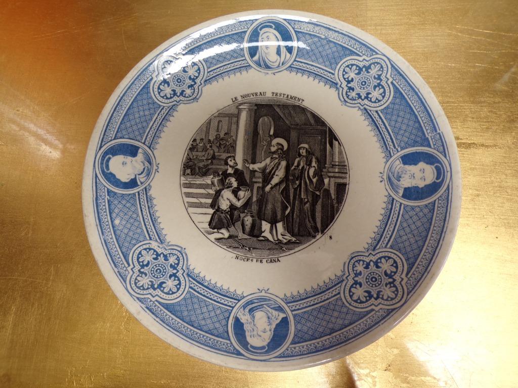 ASSIETTE SARREGUEMINES BIBLE, Enlèvement