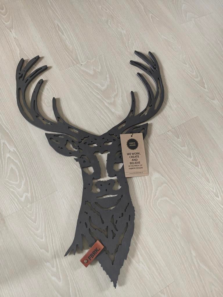 Houten wand decoratie Hert, Ophalen