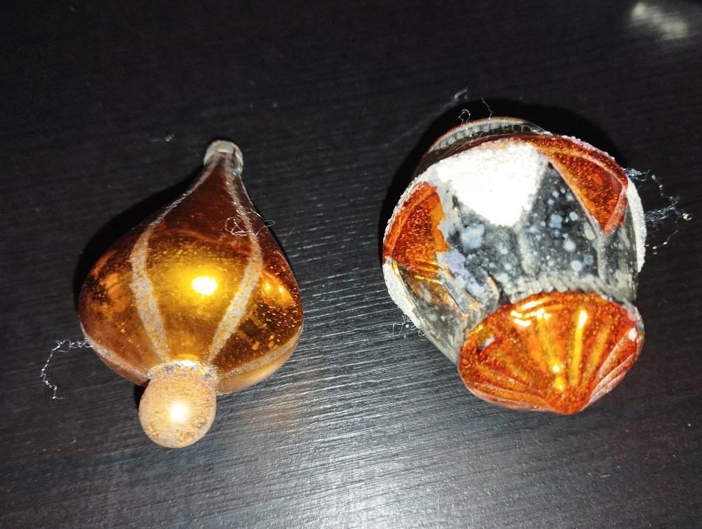 Kerstballen antiek, Ophalen of Verzenden, Gebruikt