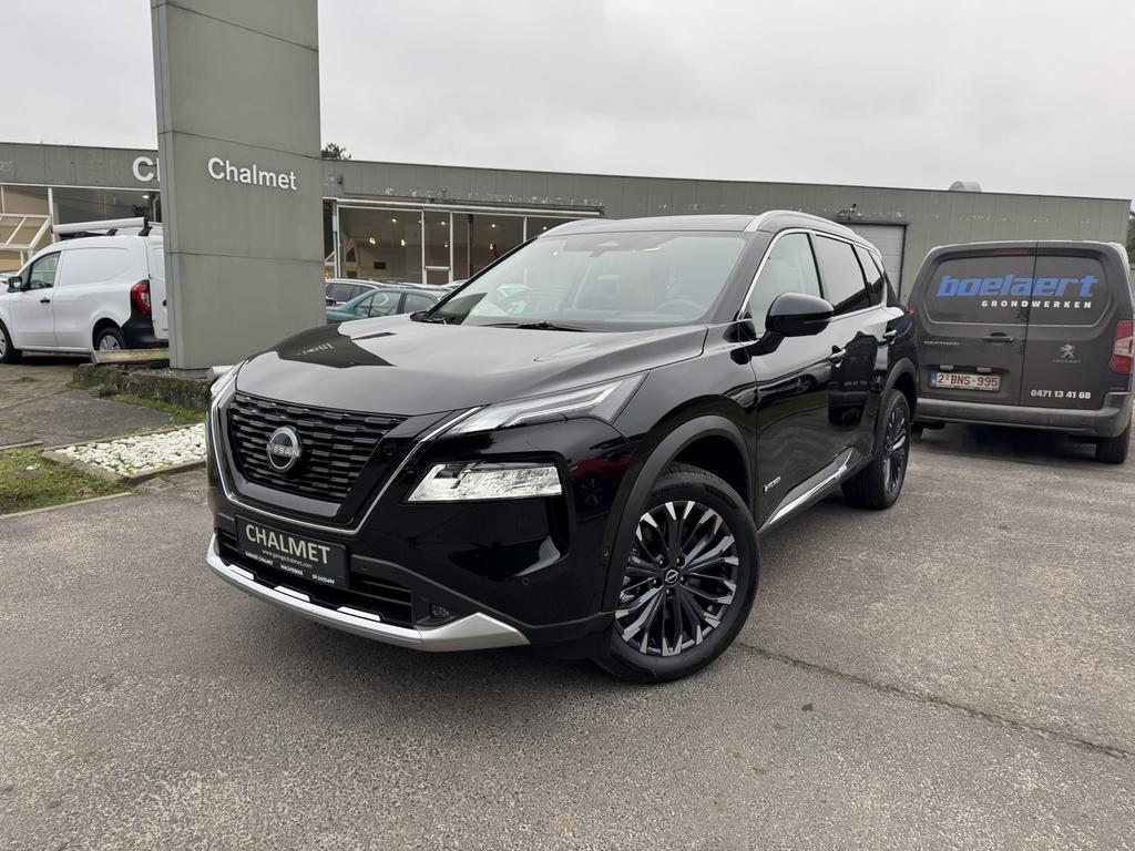 Nissan X-Trail E-POWER TEKNA PLUS 5ST + Cognac Interieur /, Auto's, Nissan, USB, Euro 6, 0 kg, Zwart