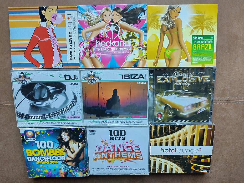 CD * DANCE-TRANCE-RETRO-CLUB-HITS ... * 8 € PER CD BOX, Cd's en Dvd's, Ophalen of Verzenden, Zo goed als nieuw