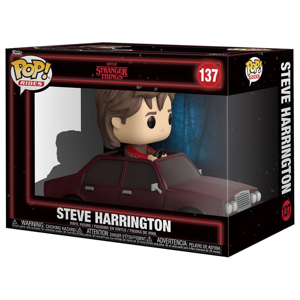 Funko POP Rides Stranger Things - Steve Harrington (137), Neuf, Enlèvement ou Envoi, Funko, Supportemea@funko.com