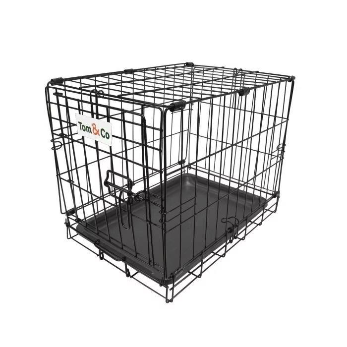 cage pour chien Tom & co noire taille 2 (61x46x48cm), Enlèvement, Comme neuf